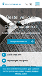 Mobile Screenshot of douchecabine.nl